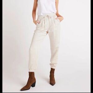 Bella Dahl Cream Joggers woman’s medium